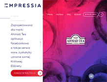 Tablet Screenshot of empressia.pl